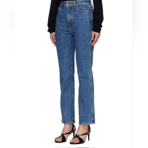 Khaite Blue Abigail Stretch Jeans - Size 31 - Pristine Condition
